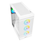 Sharkoon Rebel C50 RGB Gaming Midi Tower Κουτί Υπολογιστή με Πλαϊνό Παράθυρο Λευκό