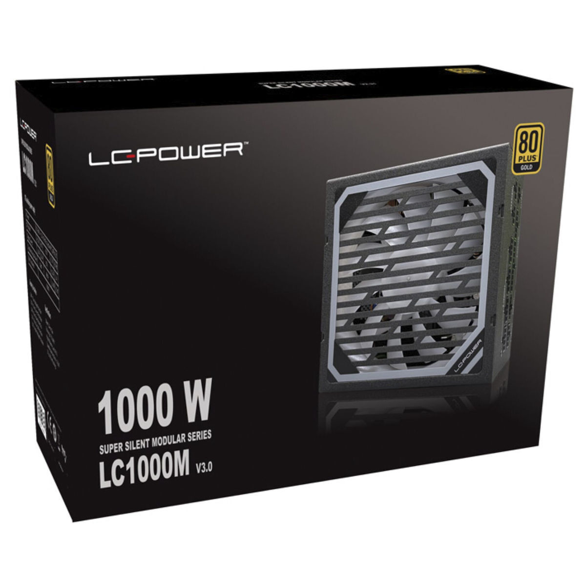 LC-Power LC100M rev. 3.0 1000W Μαύρο Τροφοδοτικό Υπολογιστή Full Modular 80 Plus Gold