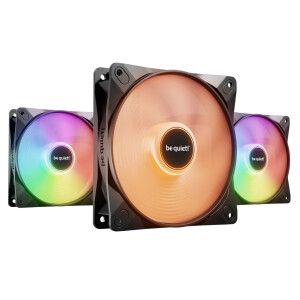 Be Quiet Light Wings LX Case Fan 120mm με ARGB Φωτισμό και Σύνδεση 3-Pin / 4-Pin PWM 3τμχ