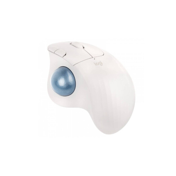 Logitech Ergo M575S Ασύρματο Bluetooth Ποντίκι με Trackball Λευκό