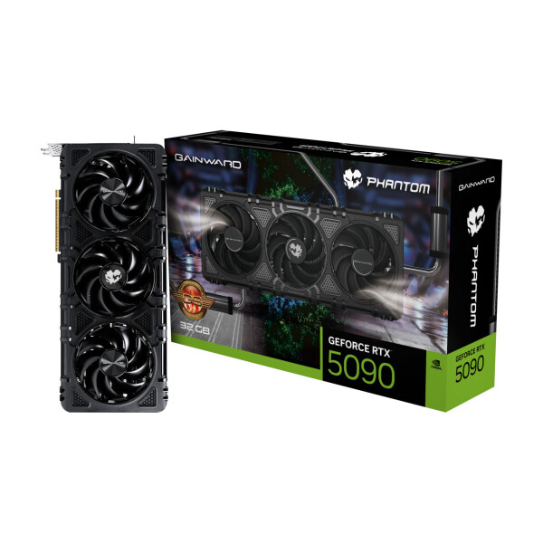 Gainward GeForce RTX 5090 32GB GDDR7 Phantom GS Κάρτα Γραφικών Κωδικός NE75090S19R5-GB2020P