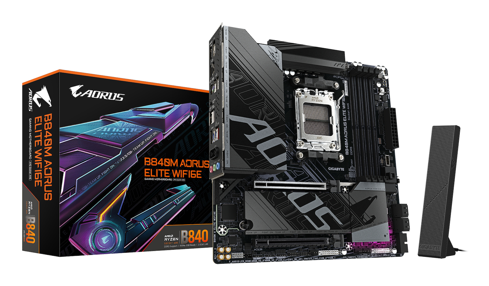 Gigabyte B840M Aorus Elite WIFI6E Motherboard Micro ATX με AMD AM5 Socket
