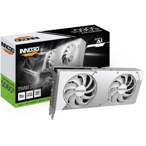 Inno 3D GeForce RTX 5060 Ti 16GB GDDR7 Twin X2 OC White Κάρτα Γραφικών Κωδικός N506T2-16D7X-191073W