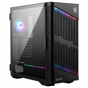 MSI MPG Velox 100P Airflow Gaming Midi Tower Κουτί Υπολογιστή με Πλαϊνό Παράθυρο και RGB Φωτισμό Μαύρο