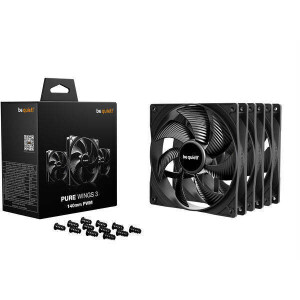 Be Quiet Pure Wings 3 Case Fan 140mm με Σύνδεση 4-Pin PWM 3τμχ