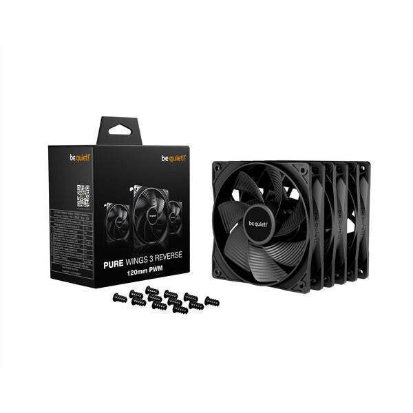 Be Quiet Pure Wings 3 Reverse Case Fan 120mm 3τμχ