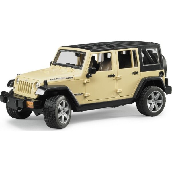 Bruder Jeep Wrangler Unlimited Rubicon Αυτοκινητάκι 124 Yelllow για 3 Ετών