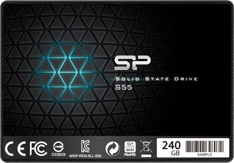 Silicon Power Slim S55 SSD 240GB 2.5 SATA III Κωδικός SP240GBSS3S55S25