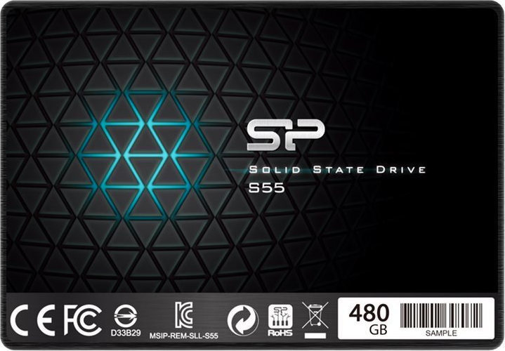 Silicon Power Slim S55 SSD 480GB 2.5 SATA III Κωδικός SP480GBSS3S55S25