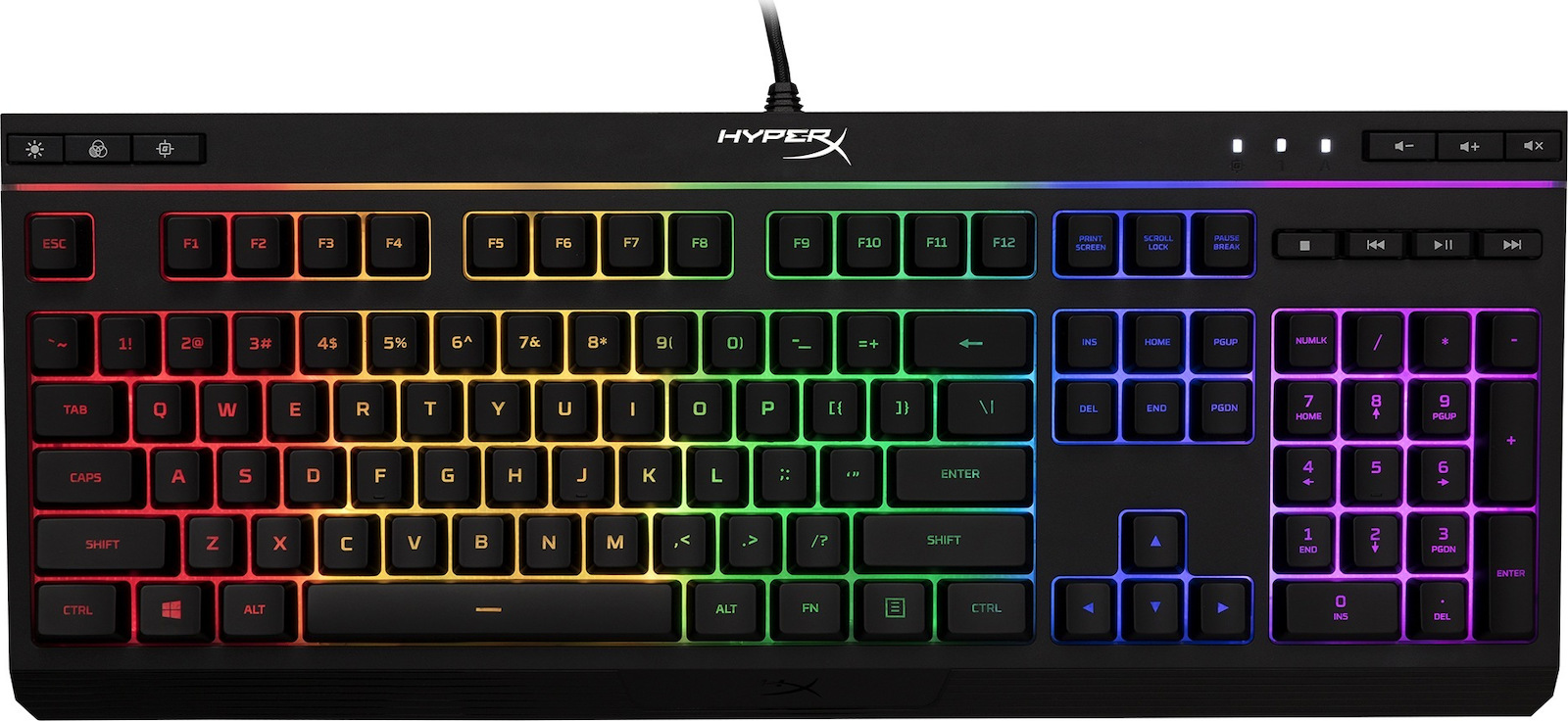 HyperX Alloy Core RGB Gaming Πληκτρολόγιο με RGB φωτισμό Αγγλικό US