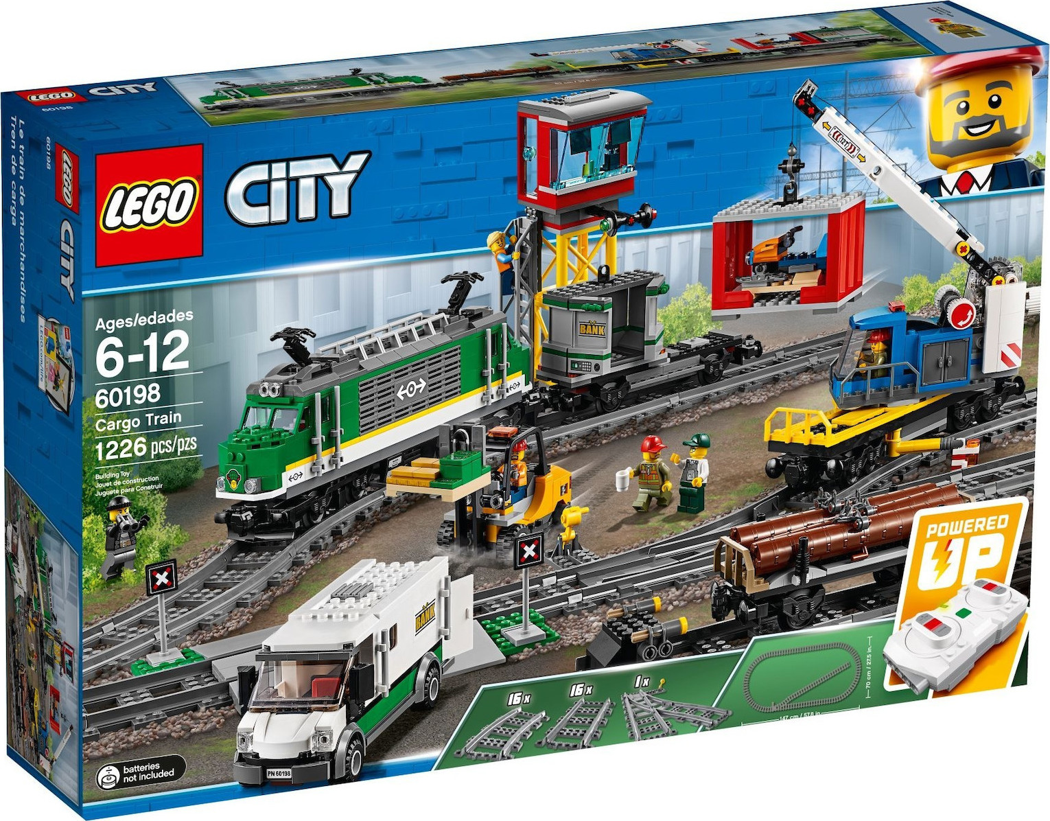 Lego City Cargo Train για 6 - 12 Ετών 1226τμχ Κωδικός 60198