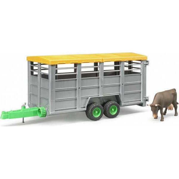 Bruder Livestock Trailer With Cow για 3 Ετών
