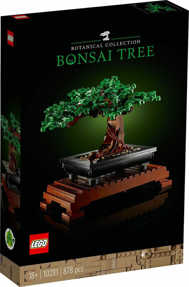 Lego Botanical Collection Bonsai Tree για 18 Ετών 878τμχ Κωδικός 10281