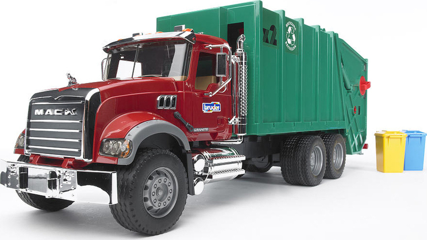 Bruder Φορτηγό Απορριμματοφόρο Mack για 3 Ετών