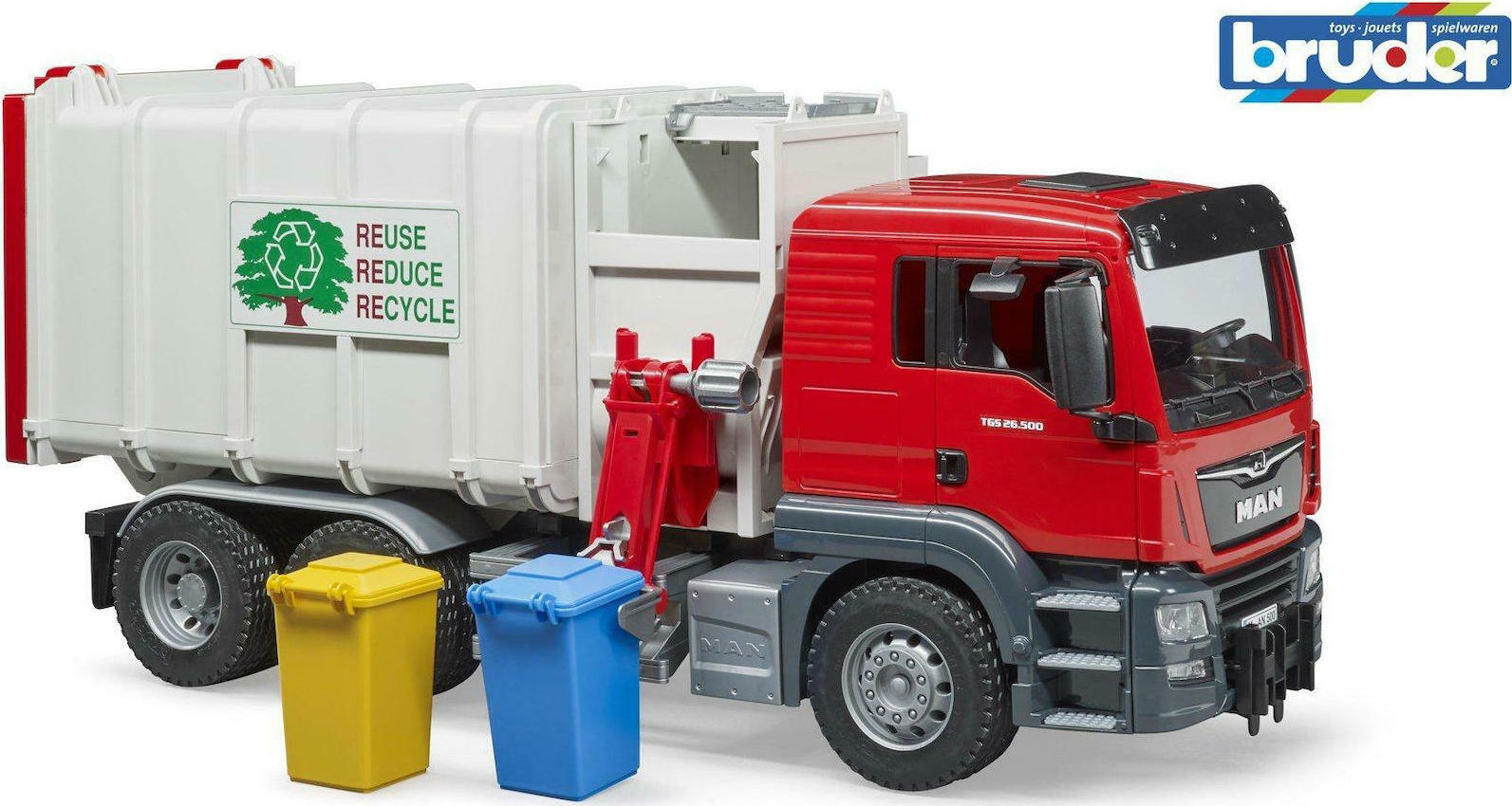 Bruder Φορτηγό Απορριμματοφόρο Man TGS για 3 Ετών