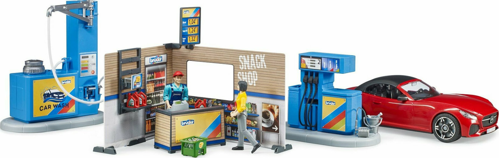 Bruder Petrol Station Car Wash