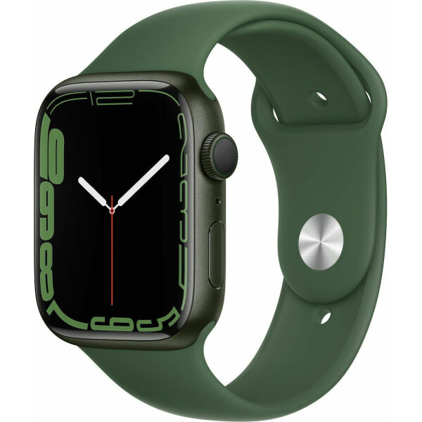 Apple Watch Series 7 Cellular Aluminium 41mm Αδιάβροχο με eSIM και Παλμογράφο Green