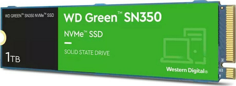 Western Digital Green SN350 SSD 1TB M.2 NVMe PCI Express 3.0 Κωδικός WDS100T3G0C