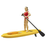 Bruder Παιχνίδι Μινιατούρα Life Guard with Stand Up Paddle για 3 Ετών Διάφορα Σχέδια 1τμχ