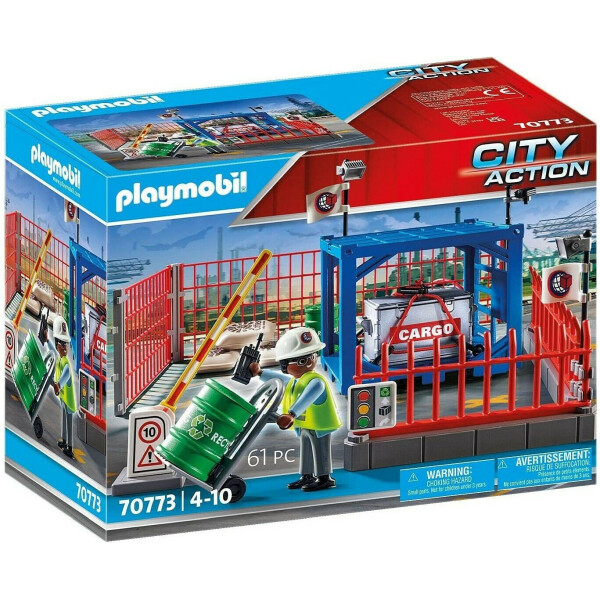 Playmobil City Action Σταθμός Cargo για 4-10 ετών