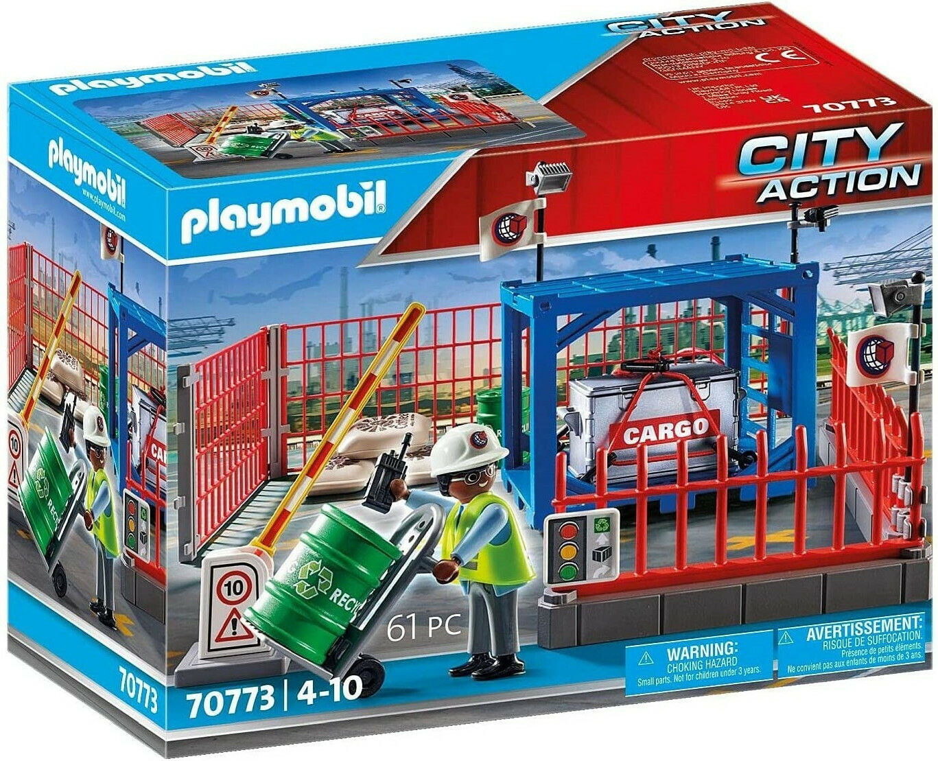 Playmobil City Action Σταθμός Cargo για 4-10 ετών