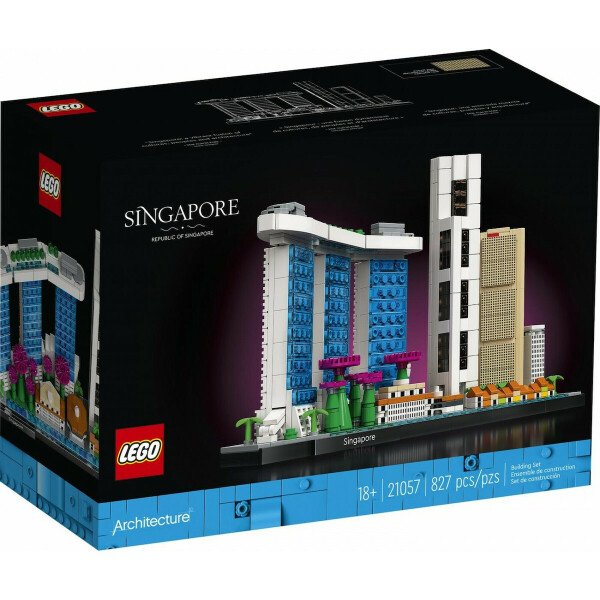 Lego Architecture Singapore για 18 Ετών 827τμχ Κωδικός 21057
