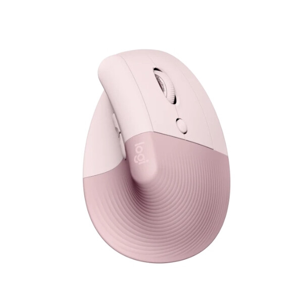Logitech Lift Ασύρματο Εργονομικό Vertical Ποντίκι Ροζ