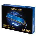 Adata Legend 710 SSD 512GB M.2 NVMe PCI Express 3.0 Κωδικός ALEG-710-512GCS