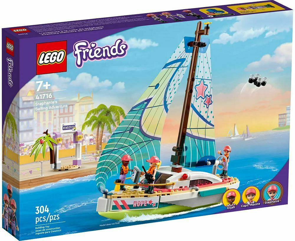 Lego Friends Stephanies Sailing Adventure για 7 Ετών Κωδικός 41716