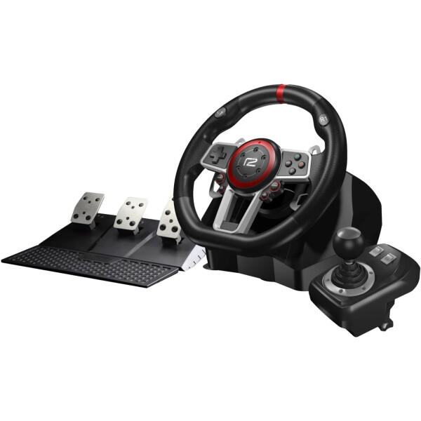 Raleigh Ready2gaming Racing Wheel Pro Τιμονιέρα με Μοχλό Ταχυτήτων και Πετάλια για PC / PS3 / PS4 / Switch με 900 Περιστροφής