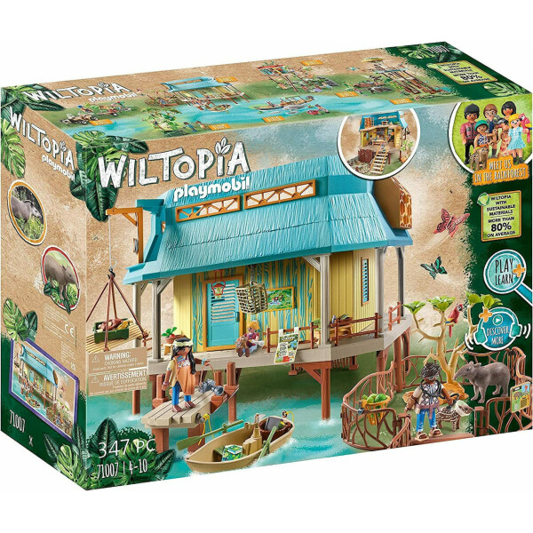 Playmobil Wiltopia Σταθμός Περίθαλψης Άγριων Ζώων για 4-10 ετών