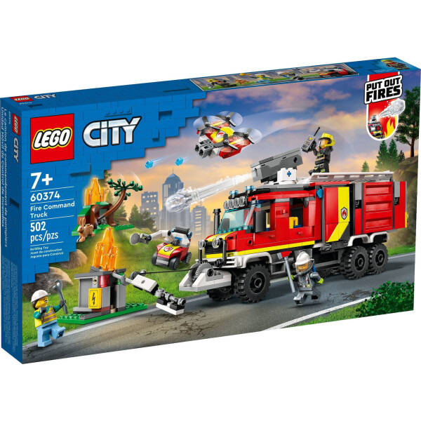 Lego City Fire Command Truck για 7 Ετών Κωδικός 60374