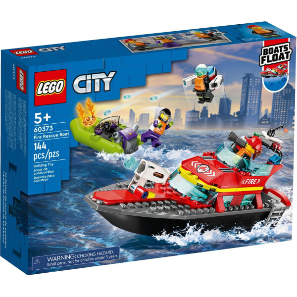 Lego City Fire Rescue Boat για 5 Ετών Κωδικός 60373