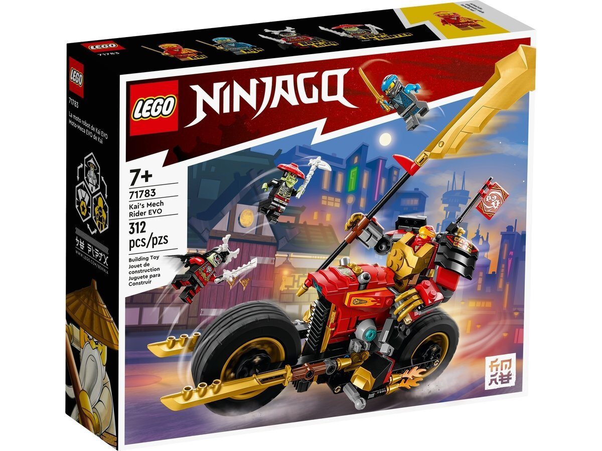 Lego Ninjago Kais Mech Rider EVO για 7 Ετών 312τμχ Κωδικός 71783