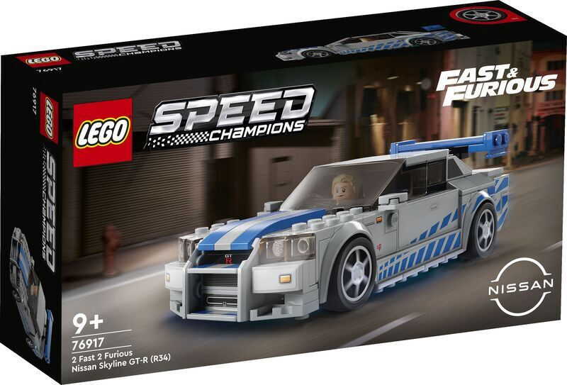 Lego Speed Champions 2 Fast 2 Furious Nissan Skyline GT-R R34 για 9 Ετών Κωδικός 76917