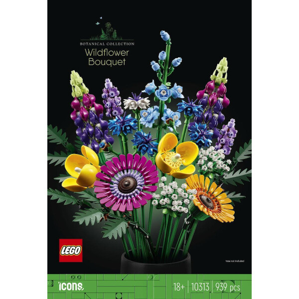 Lego Botanical Collection Wildflower Bouquet για 18 Ετών 939τμχ Κωδικός 10313