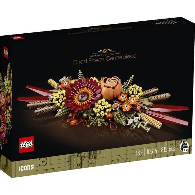 Lego Botanical Collection Dried Flower Centerpiece για 18 Ετών 812τμχ Κωδικός 10314
