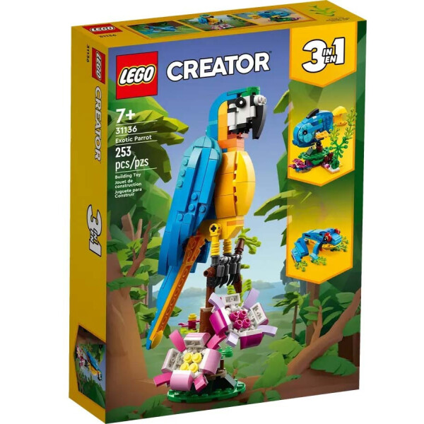Lego Creator Exotic Parrot για 7 Ετών Κωδικός 31136