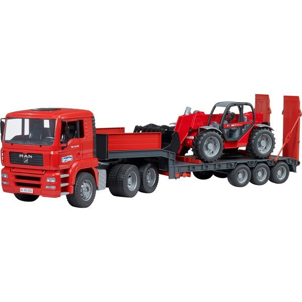 Bruder Φορτηγό Trailer and Manitou Telehandler για 3 Ετών