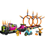 Lego City Stunt Truck Ring of Fire Challenge για 6 Ετών Κωδικός 60357