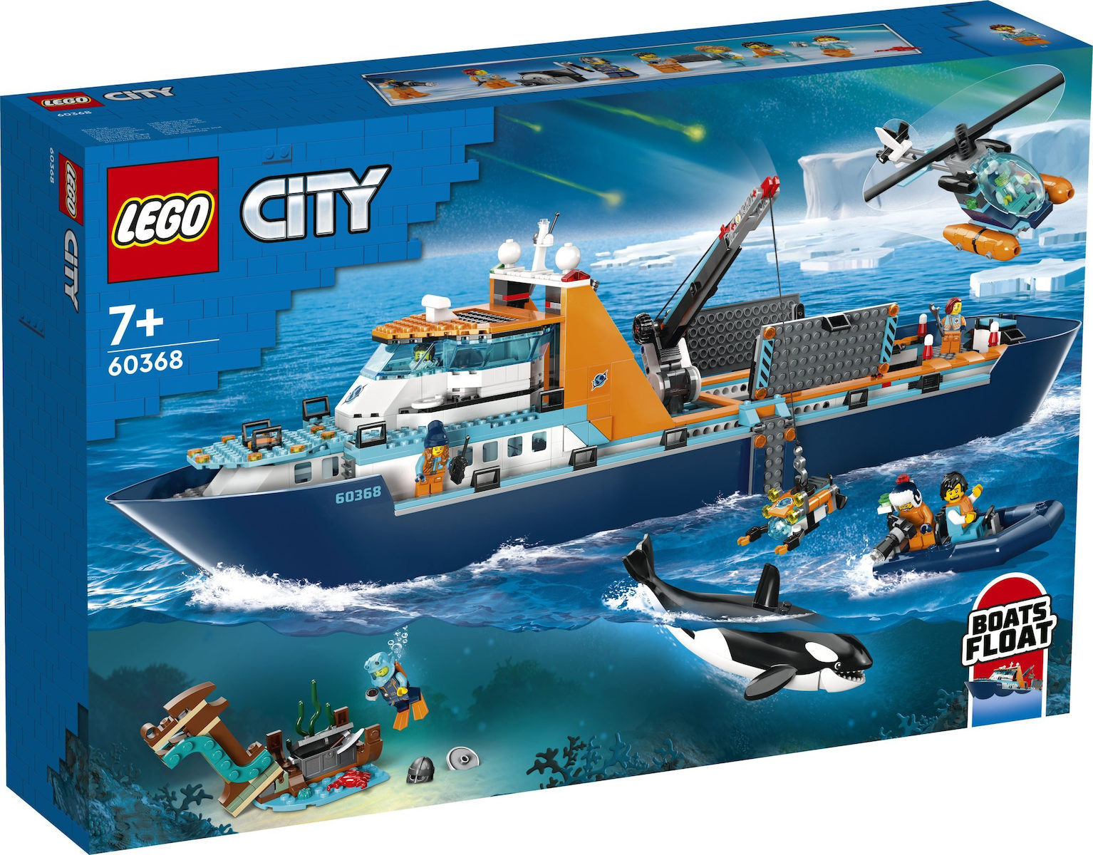 Lego City Arctic Explorer Ship για 7 Ετών 815τμχ Κωδικός 60368