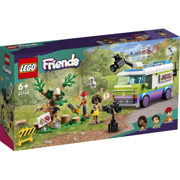 Lego Friends Newsroom Van για 6 Ετών Κωδικός 41749