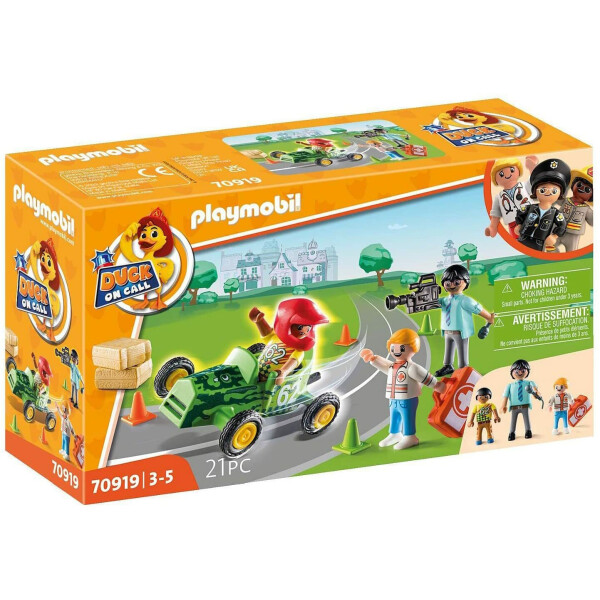 Playmobil Duck On Call Διάσωση στα Go-Kart για 3 ετών