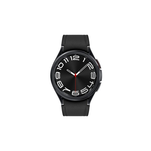 Samsung Galaxy Watch6 Classic LTE Stainless Steel 43mm Αδιάβροχο με eSIM και Παλμογράφο Μαύρο