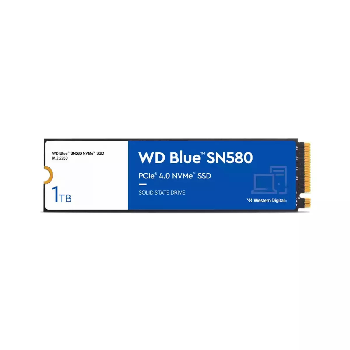 Western Digital Blue SN580 SSD 1TB M.2 NVMe PCI Express 4.0 Κωδικός WDS100T3B0E