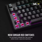 Corsair K70 Core RGB Gaming Μηχανικό Πληκτρολόγιο με Corsair MLX Red διακόπτες και RGB φωτισμό Αγγλικό US