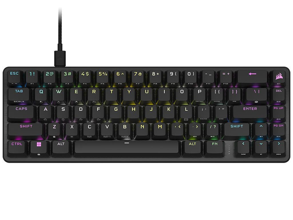 Corsair K65 Pro Mini Οπτικό Gaming Πληκτρολόγιο 65 με Corsair OPX διακόπτες και RGB φωτισμό Αγγλικό US