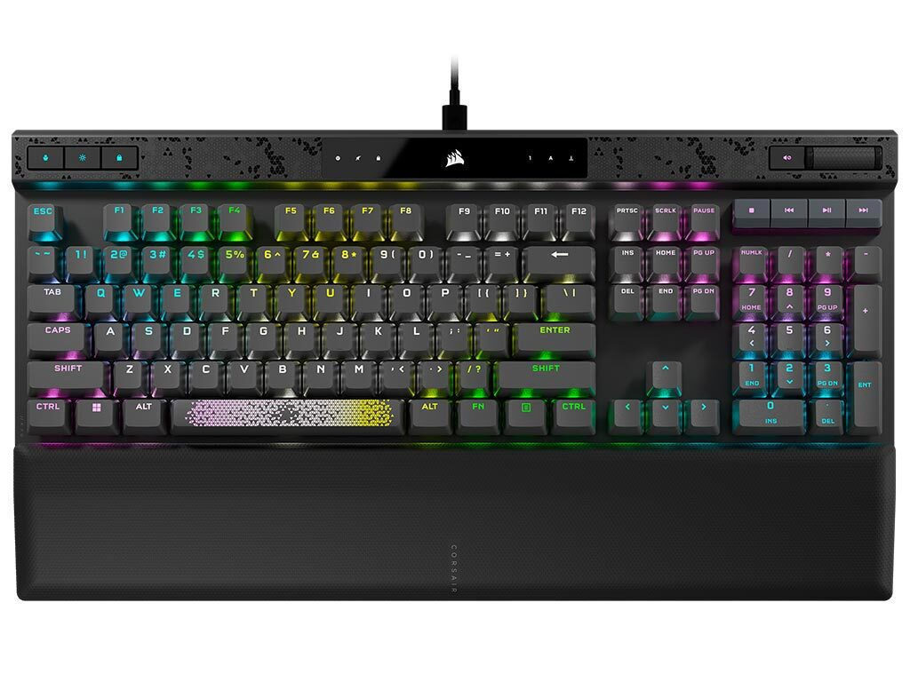 Corsair K70 Max RGB Magnetic Ηall Effect Gaming Πληκτρολόγιο με RGB φωτισμό Αγγλικό US
