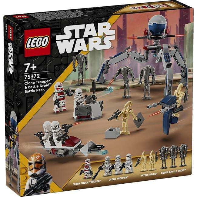 Lego Star Wars Clone Trooper Battle Droid Battle Pack για 7 Ετών 215τμχ Κωδικός 75372