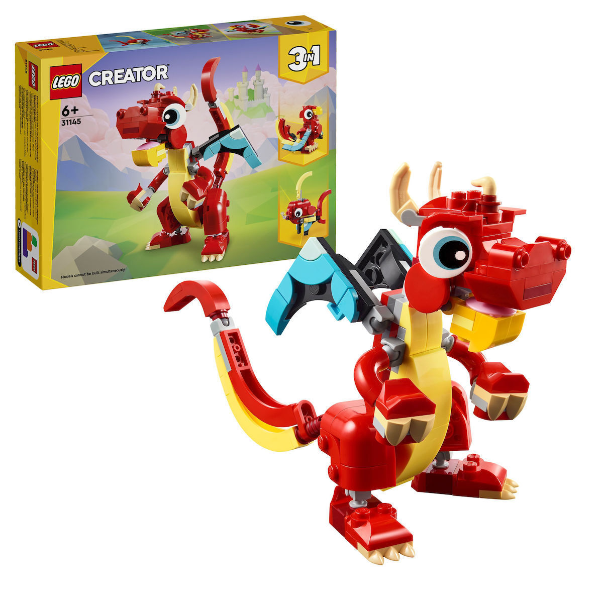 Lego Creator Red Dragon για 6 Ετών Κωδικός 31145